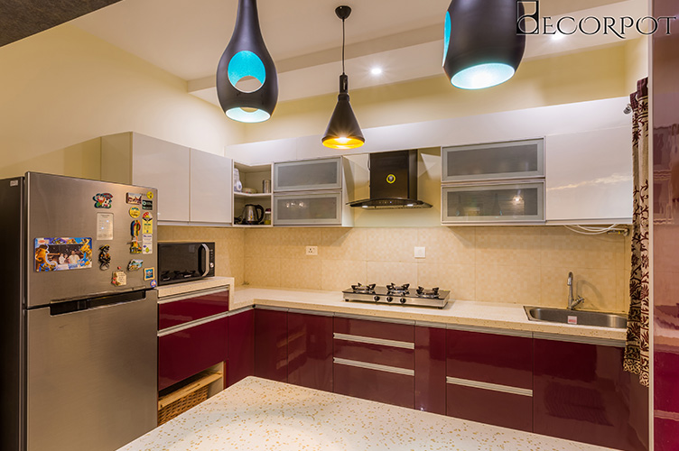Modular Kitchen Interior Design-Kitchen-3BHK, Whitefield, Bangalore